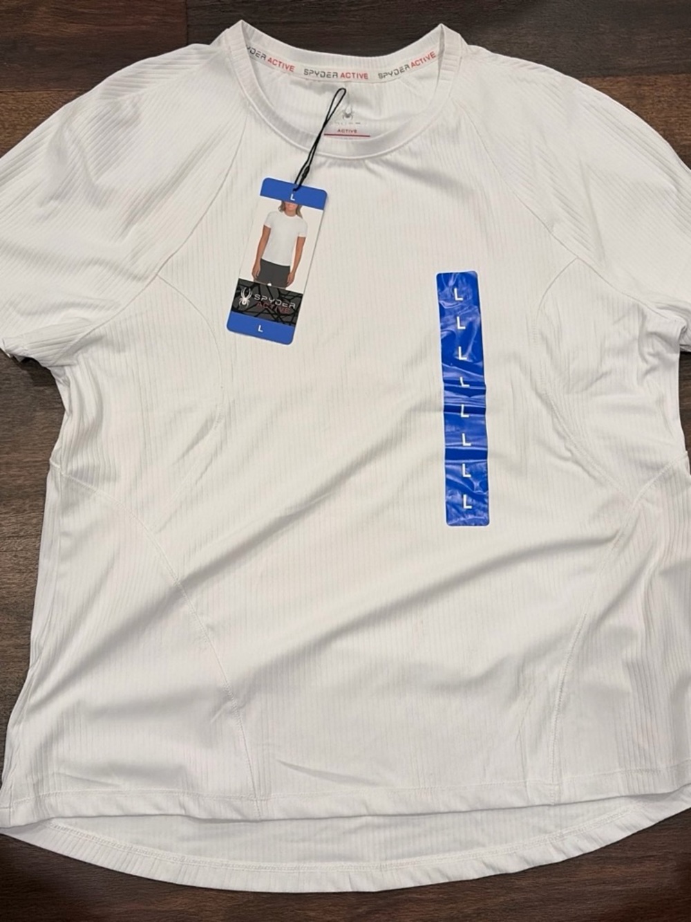 SPYDER White Performance Tee - Large